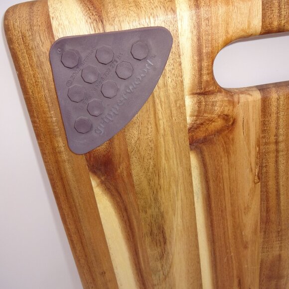 Brown Architec Gripperwood Acacia Wood Cutting Board 12" x 16" Gripper Feet - Picture 5 of 5